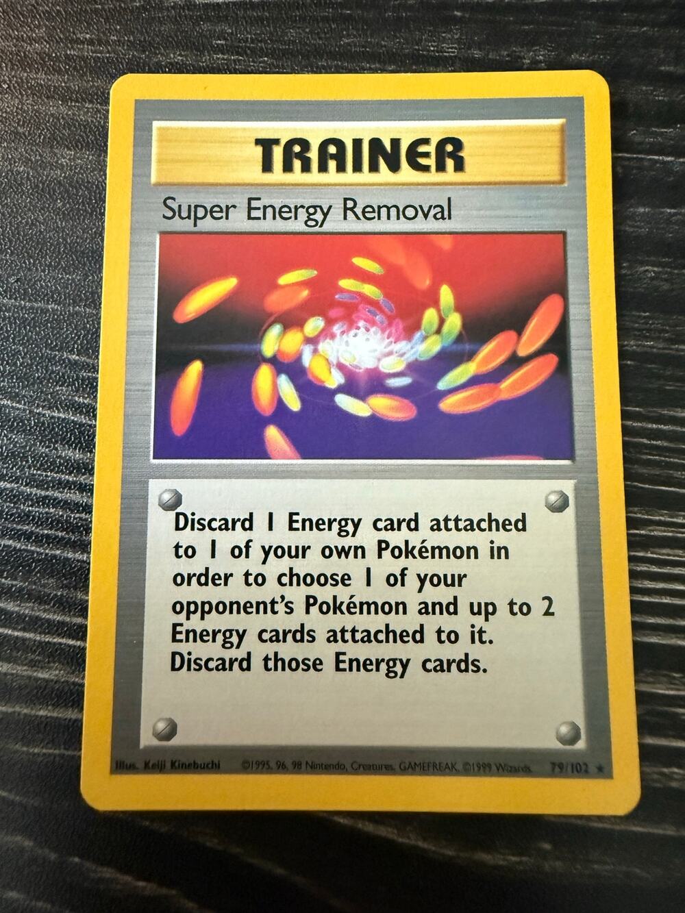 Vintage 1999 Pokémon Card Super Energy Removal 79/102 Base Set Rare